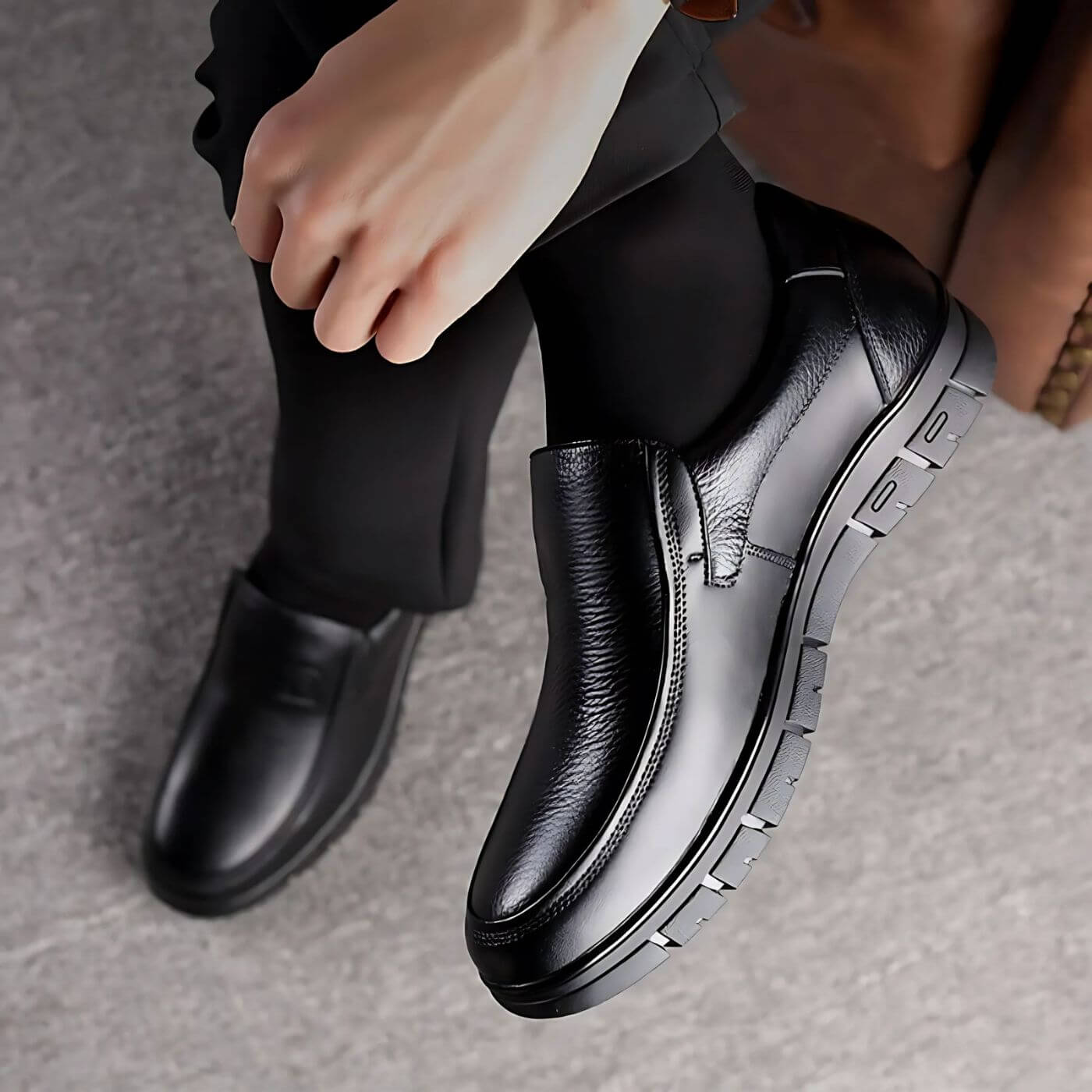 Men's Orthopedic Shoes | Leather, Black & Brown | Comfort Support