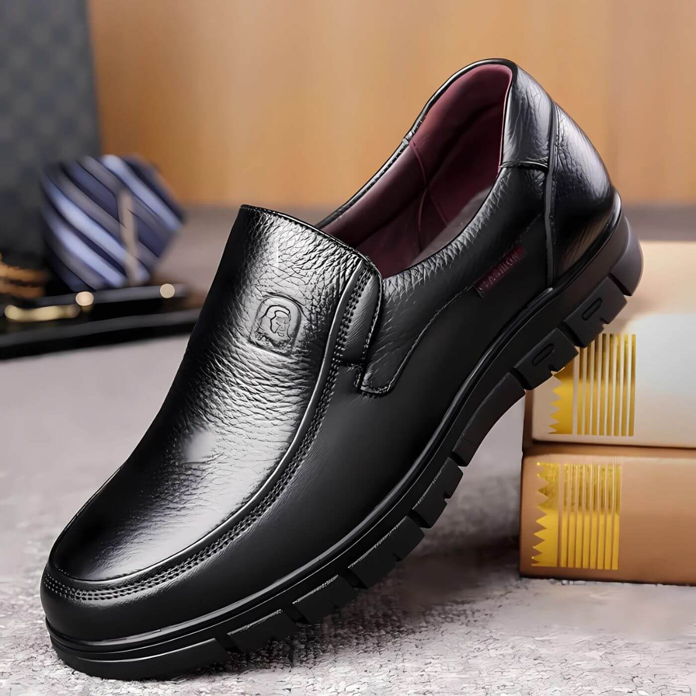 Men's Orthopedic Shoes | Leather, Black & Brown | Comfort Support