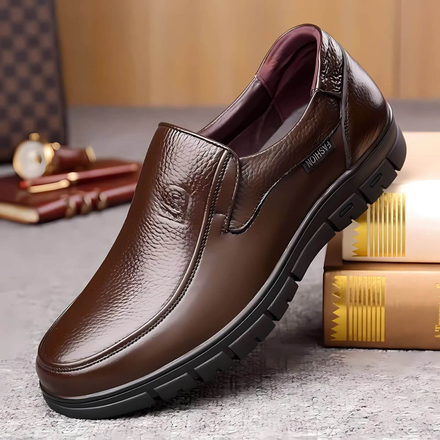 Men's Orthopedic Shoes | Leather, Black & Brown | Comfort Support