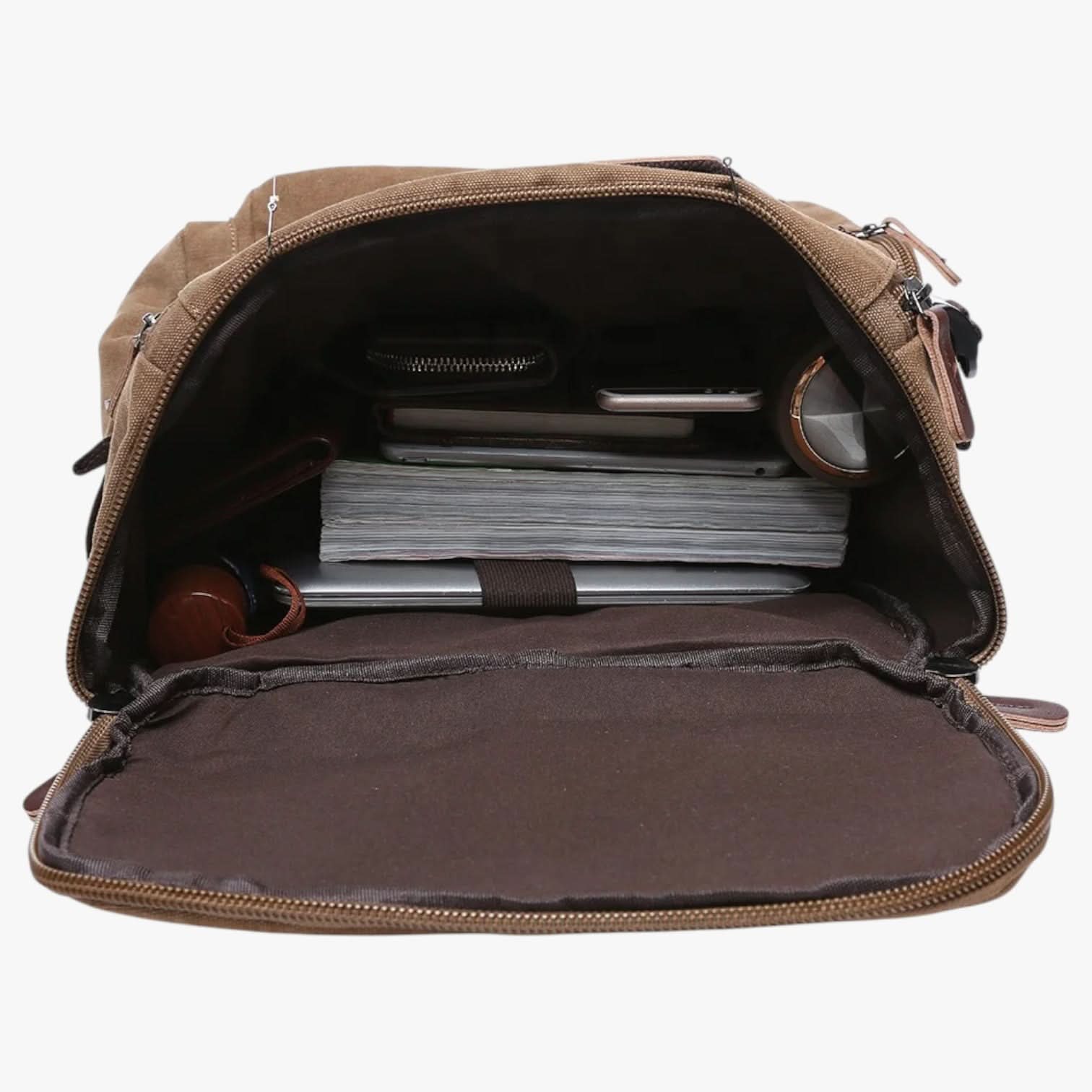 Vintage Canvas Laptop Backpack for Everyday Adventures
