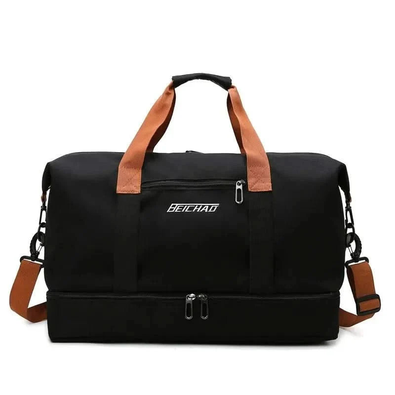 Portable Fitness Sport Bag with Smart Compartments