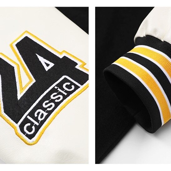 Men's Varsity Bomber Jacket | Casual Streetwear | Baseball Style