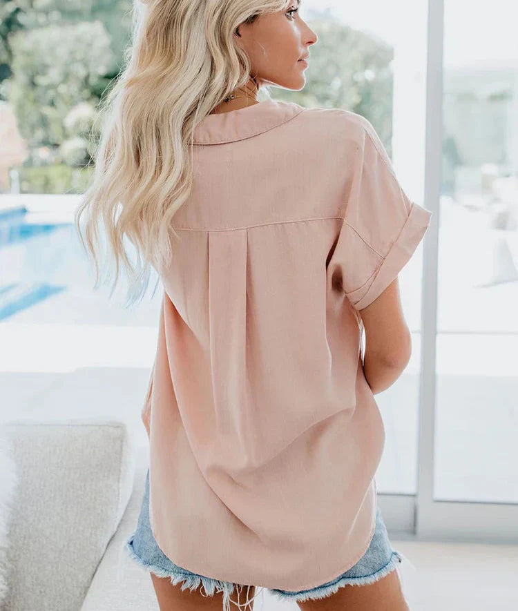 Briar| Relaxed Fit Casual Blouse  -   - mayberry BS - recent