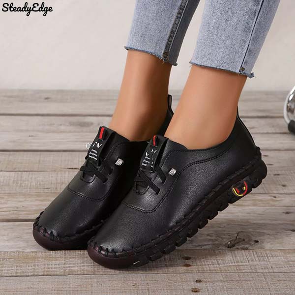Women's Comfort Shoes | Wide Fit Leather | Multiple Colors