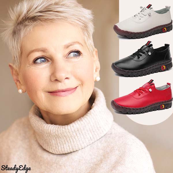 Women's Comfort Shoes | Wide Fit Leather | Multiple Colors