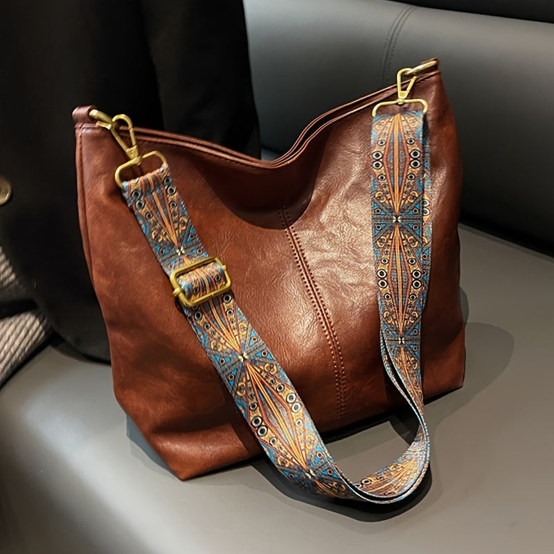 Women’s Leather Tote Shoulder Bag Elegant Style