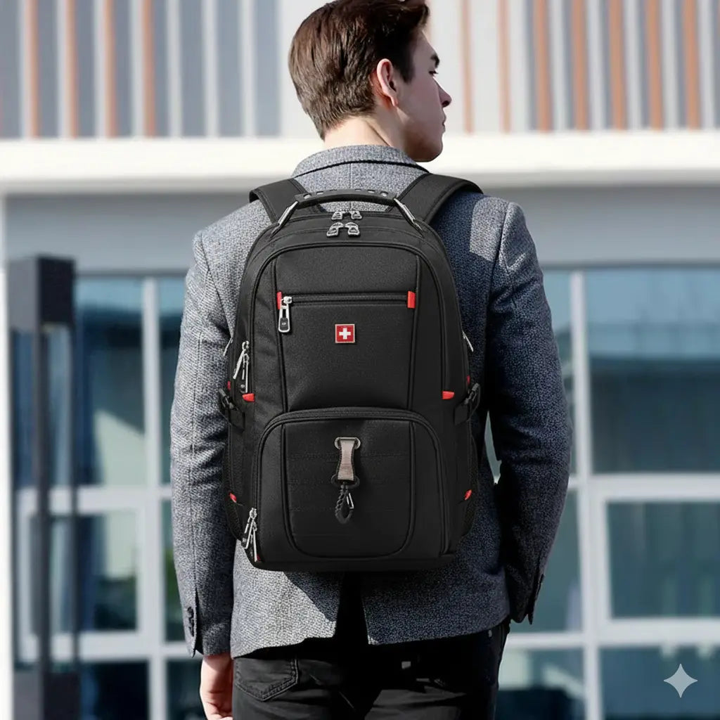 Laptop Backpack Waterproof, USB Charging Port, Large Capacity