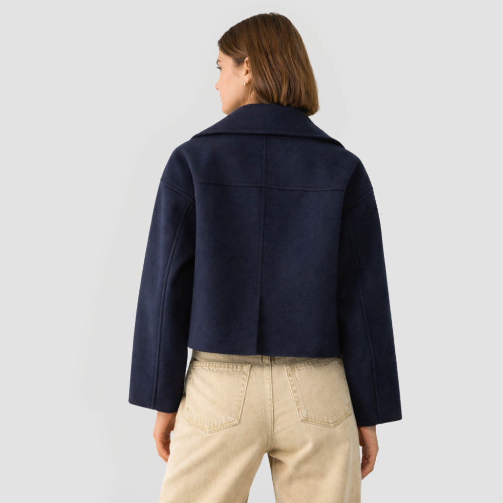 Anna Korte Double-Breasted Blazer | Premium Quality Jacket