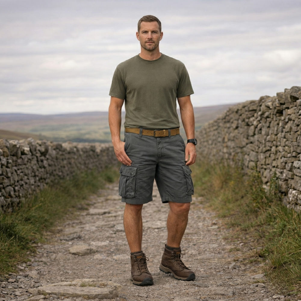 Alan Multi-Pocket Cargo Shorts for Men | Durable, Comfortable, Practical