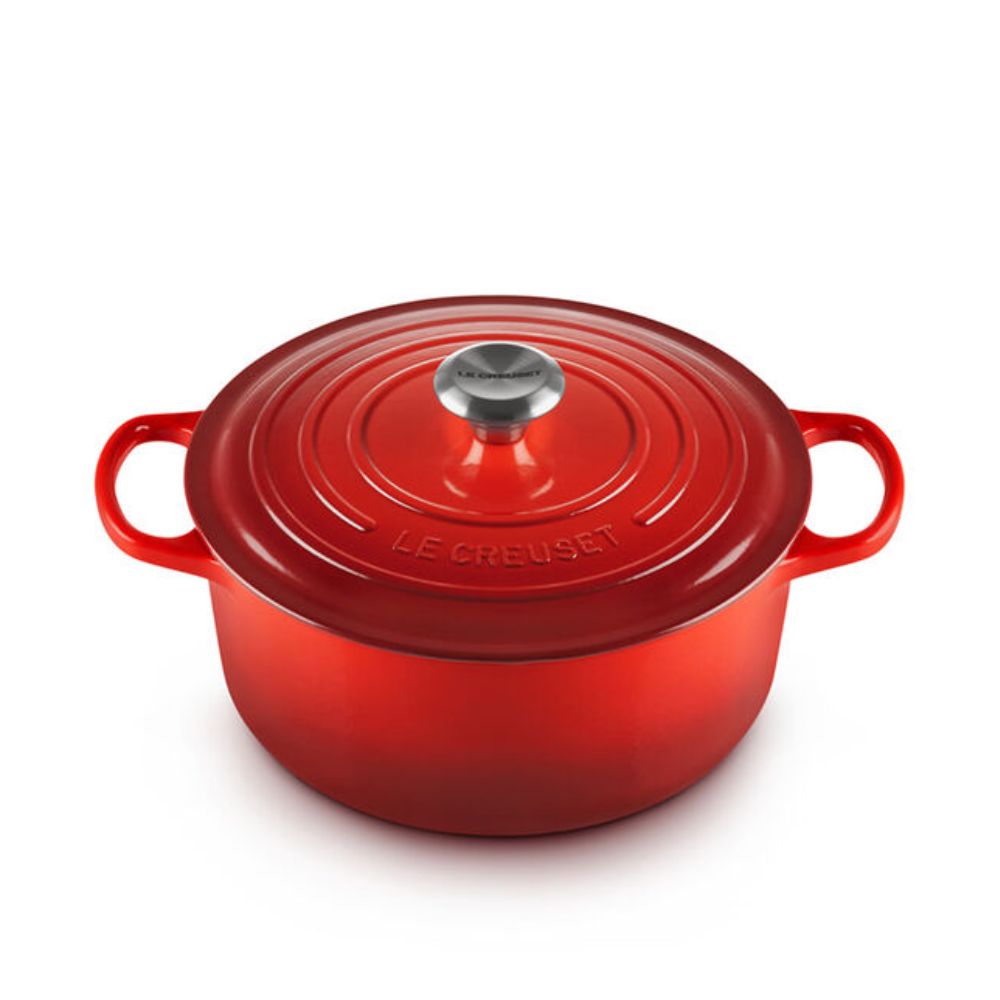 Le Creuset 5.3 L Signature Enameled Cast Iron Round Dutch Oven