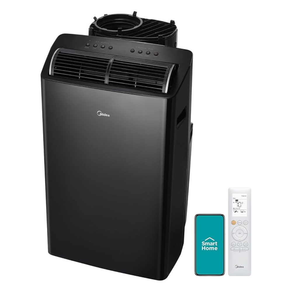 Midea Duo 14,000 BTU (12,000 BTU SACC) HE Inverter Ultra Quiet Portable Air Conditioner