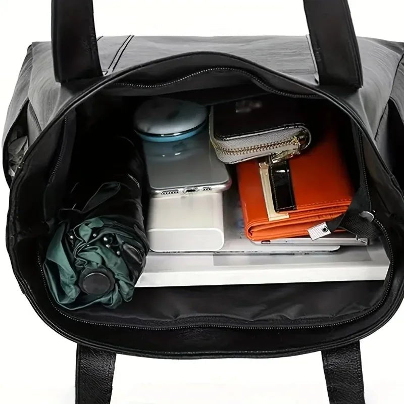 Vintaris - Leather Shoulder Bag Elegant Vintage