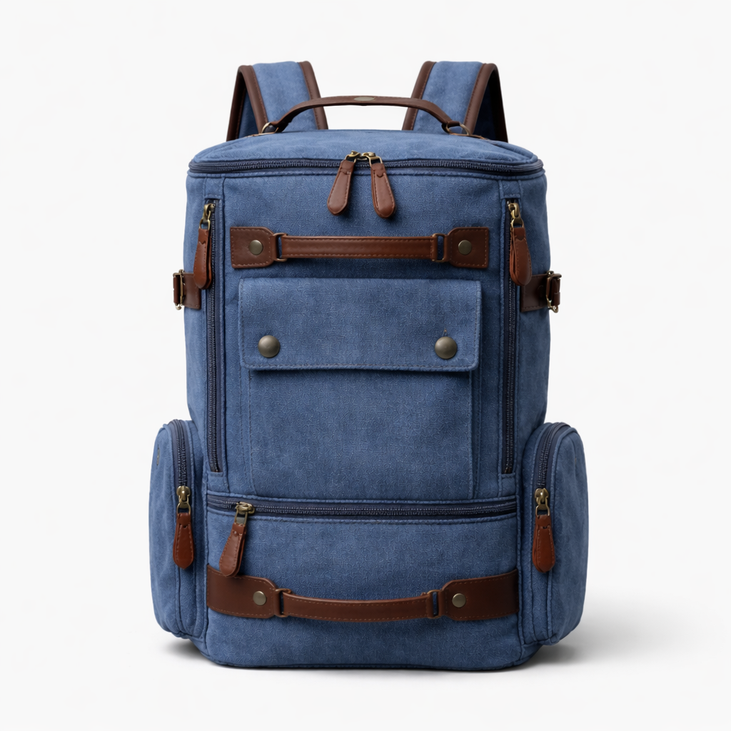 Canvas Laptop Backpack | Vintage Style, Everyday and Travel Use