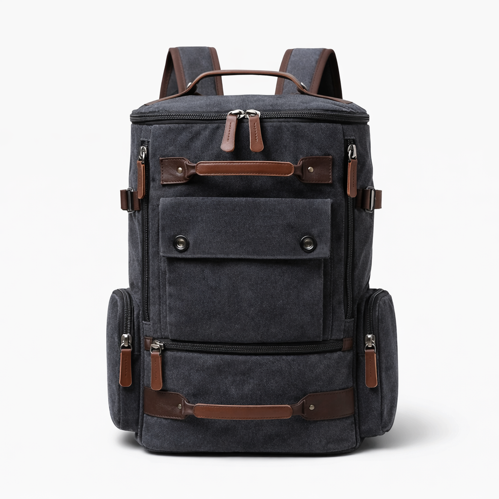 Canvas Laptop Backpack | Vintage Style, Everyday and Travel Use