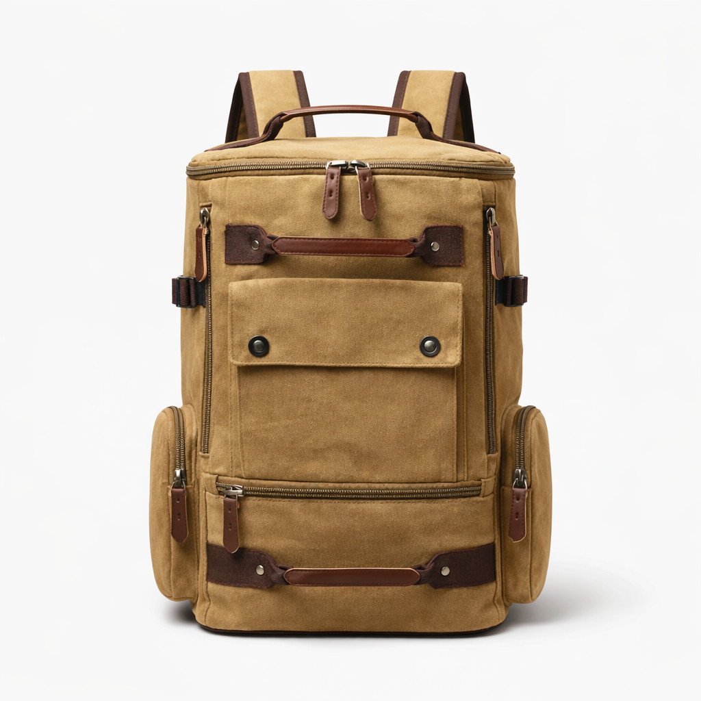 Canvas Laptop Backpack | Vintage Style, Everyday and Travel Use