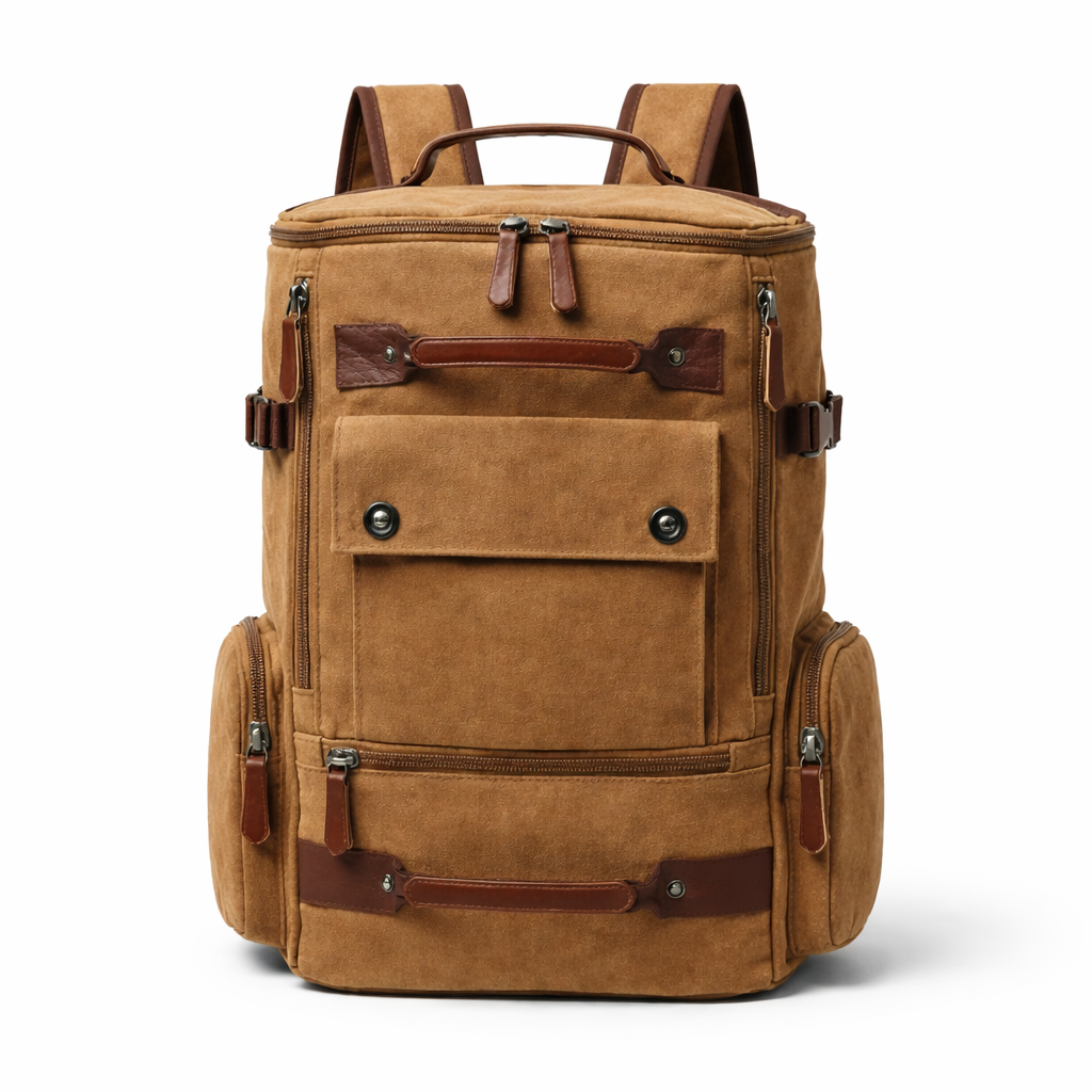 Canvas Laptop Backpack | Vintage Style, Everyday and Travel Use