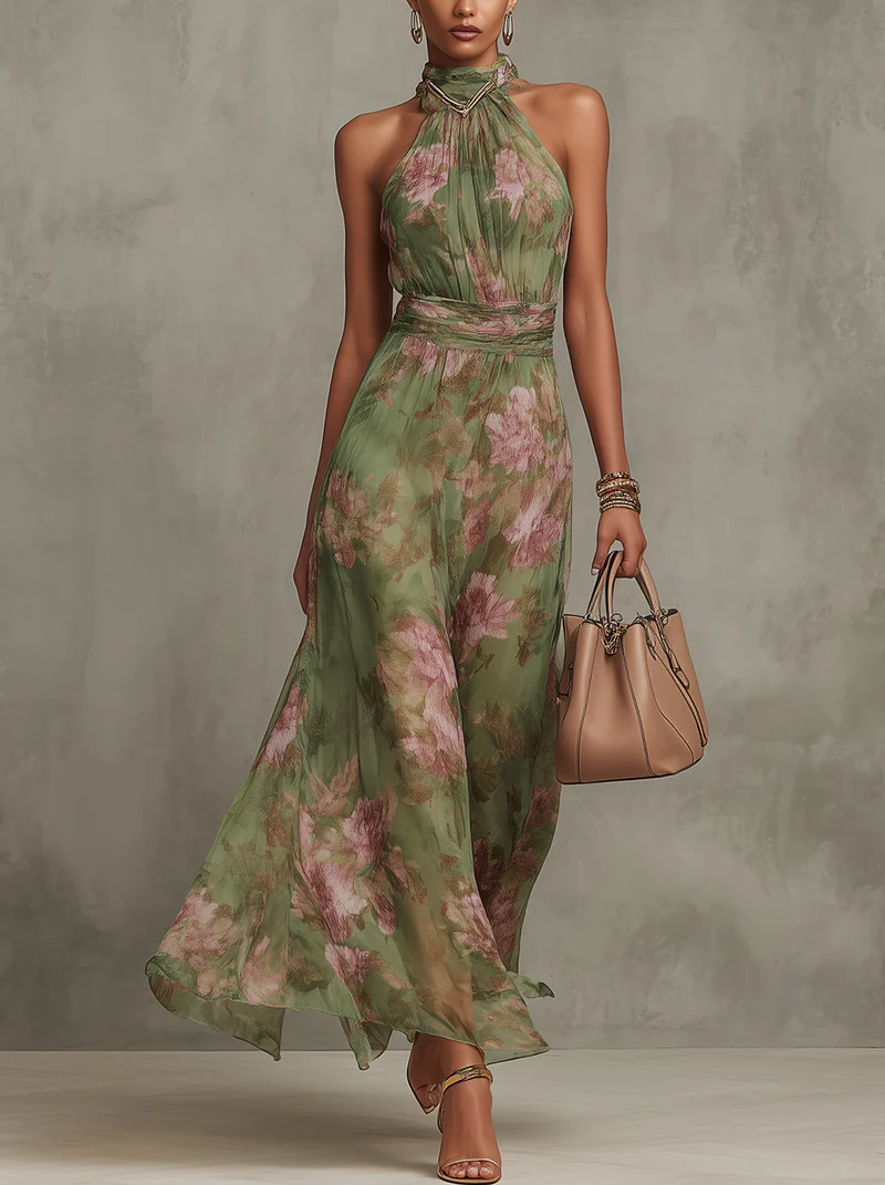 Vera| Elegant Floral Dress for Summer