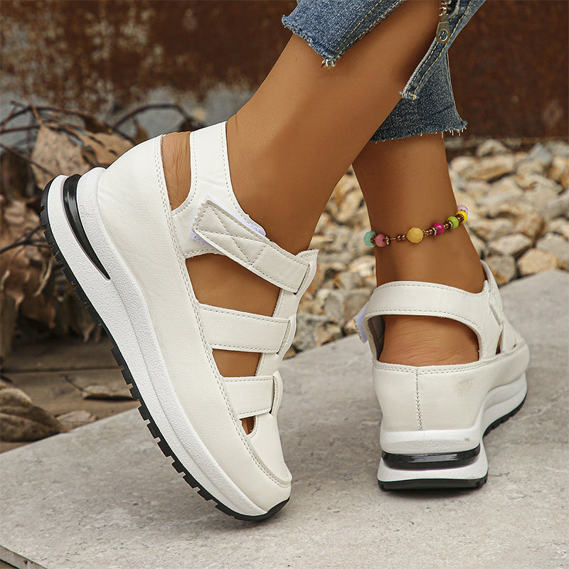 Women's Orthopedic Sandals | Velcro Closure, Closed Toe | Cushioned