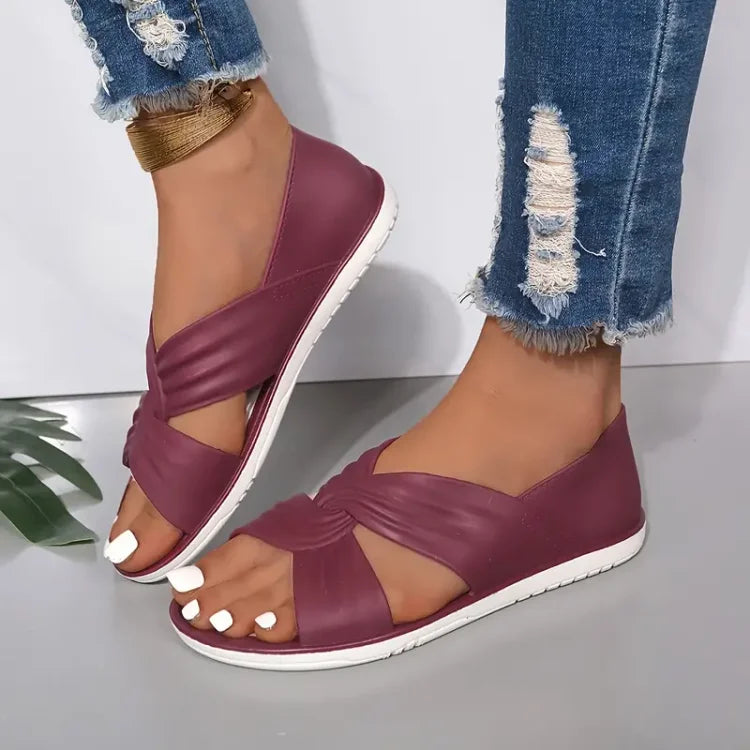 Wide Fit Arch Support Sandals | Orthopedic Slip-On | Cushioned Sole