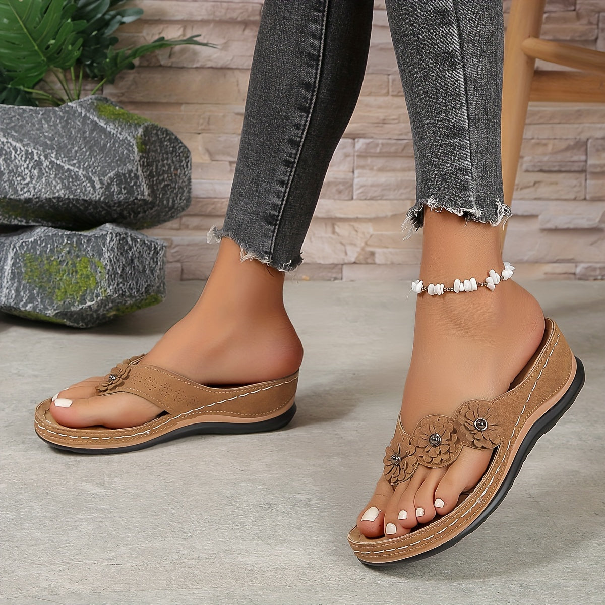 Elsa| Women's Orthopedic Slip-On Sandals  -   - mayberry BS - recent