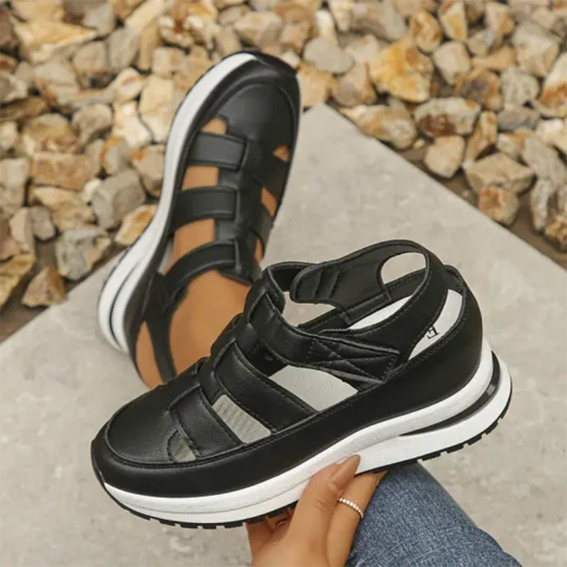 Women's Orthopedic Sandals | Velcro Closure, Closed Toe | Cushioned