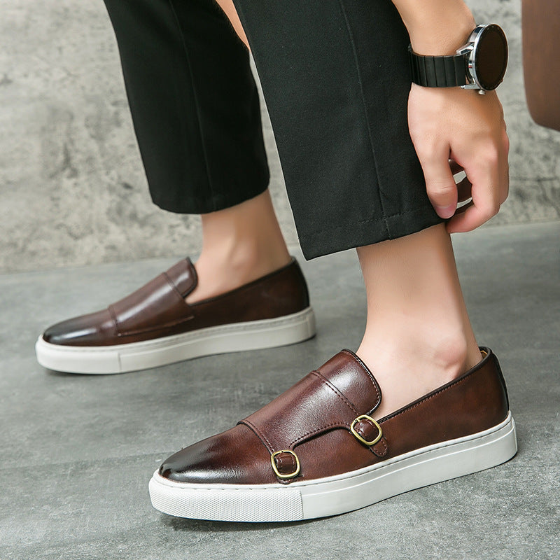 Men's Leather Loafers | Slip-On Comfort | Black & Brown
