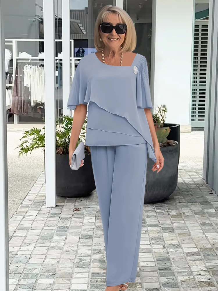 Wilhelmina | Women's Two Piece Elegant Pants Set