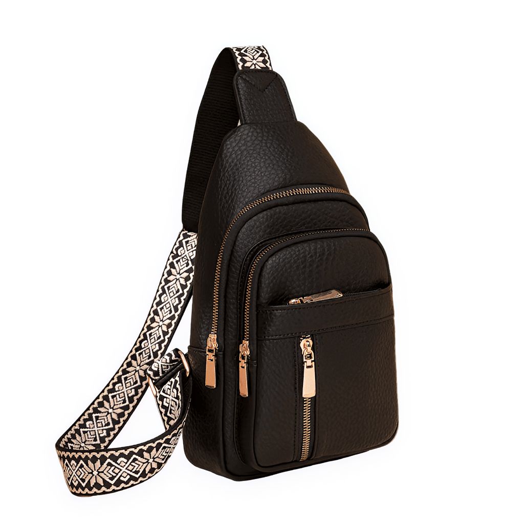 Slim Leather Crossbody Shoulder Bag for Women – Compact Everyday Sling Bag