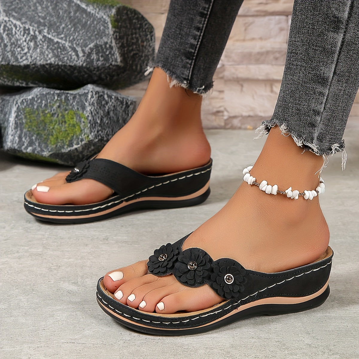 Elsa| Women's Orthopedic Slip-On Sandals  -   - mayberry BS - recent