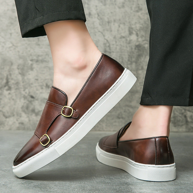 Men's Leather Loafers | Slip-On Comfort | Black & Brown
