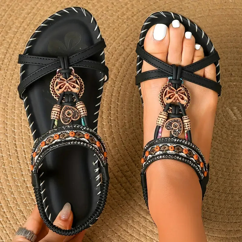 Wide Fit Arch Support Sandals | Orthopedic, Flower Design