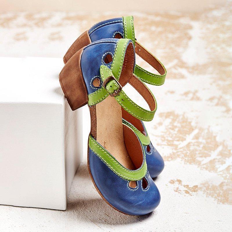 Anneke| Women's Orthopedic Low Heel Flat Sandals