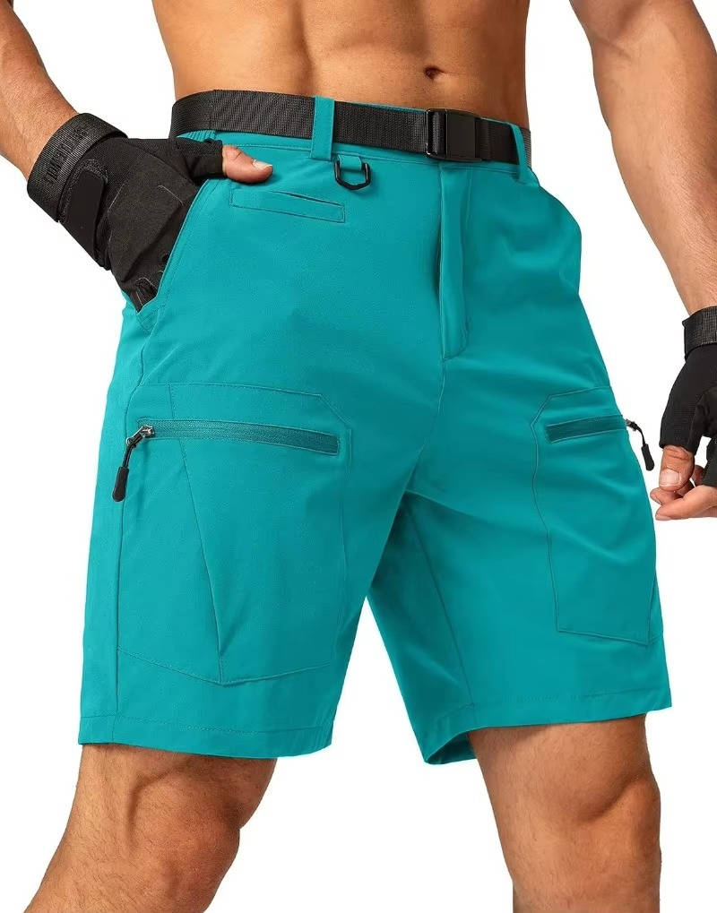 Fleur Cargo Hiking Short, Water Resistant, Quick Dry, Lightweight, Breathable, Tactical Short with Belt