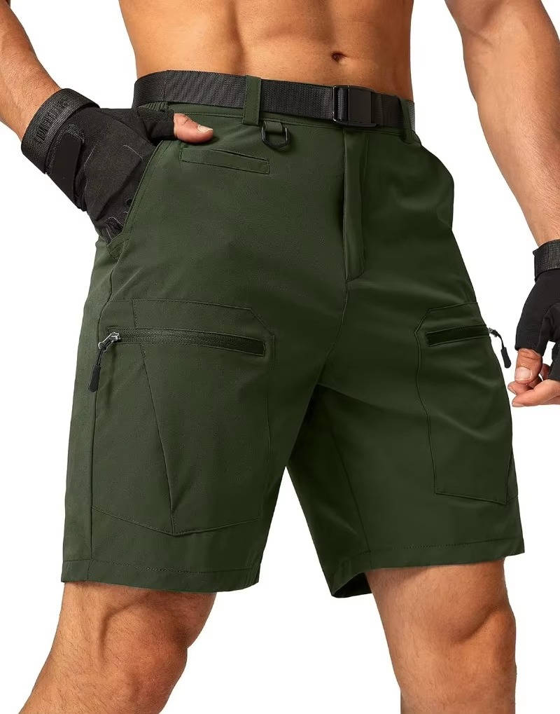 Fleur Cargo Hiking Short, Water Resistant, Quick Dry, Lightweight, Breathable, Tactical Short with Belt