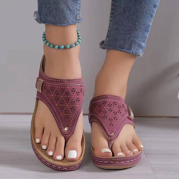 Nina Fasciitis Orthopedic Walking Sandals for Women with Arch Support and Adjustable Straps
