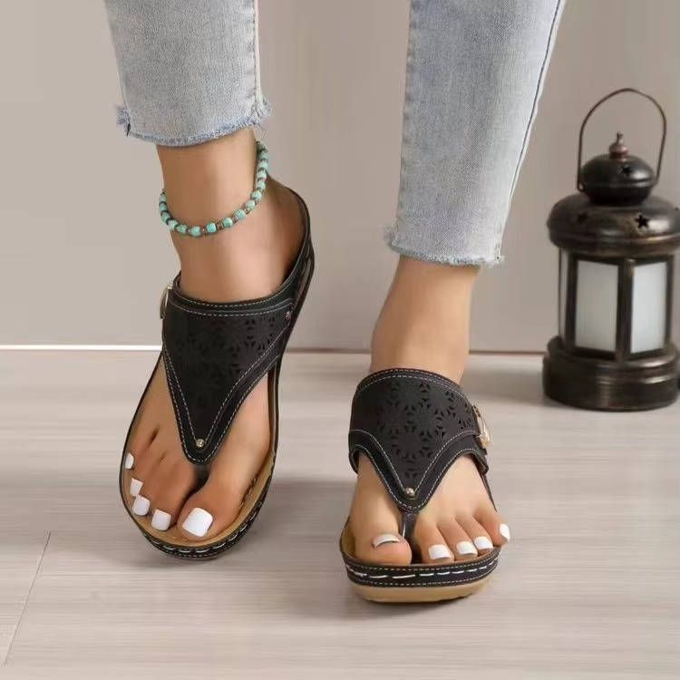 Nina Fasciitis Orthopedic Walking Sandals for Women with Arch Support and Adjustable Straps