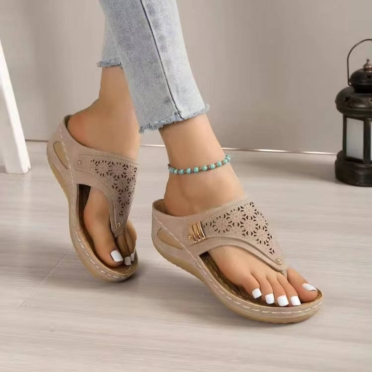 Nina Fasciitis Orthopedic Walking Sandals for Women with Arch Support and Adjustable Straps
