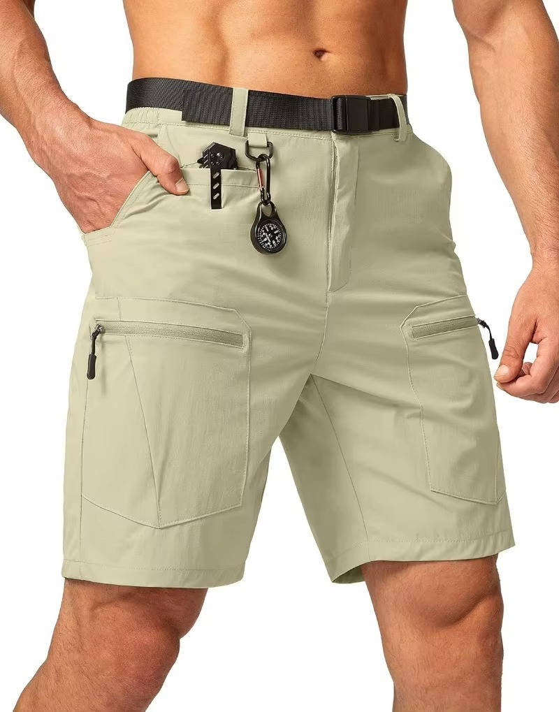 Fleur Cargo Hiking Short, Water Resistant, Quick Dry, Lightweight, Breathable, Tactical Short with Belt