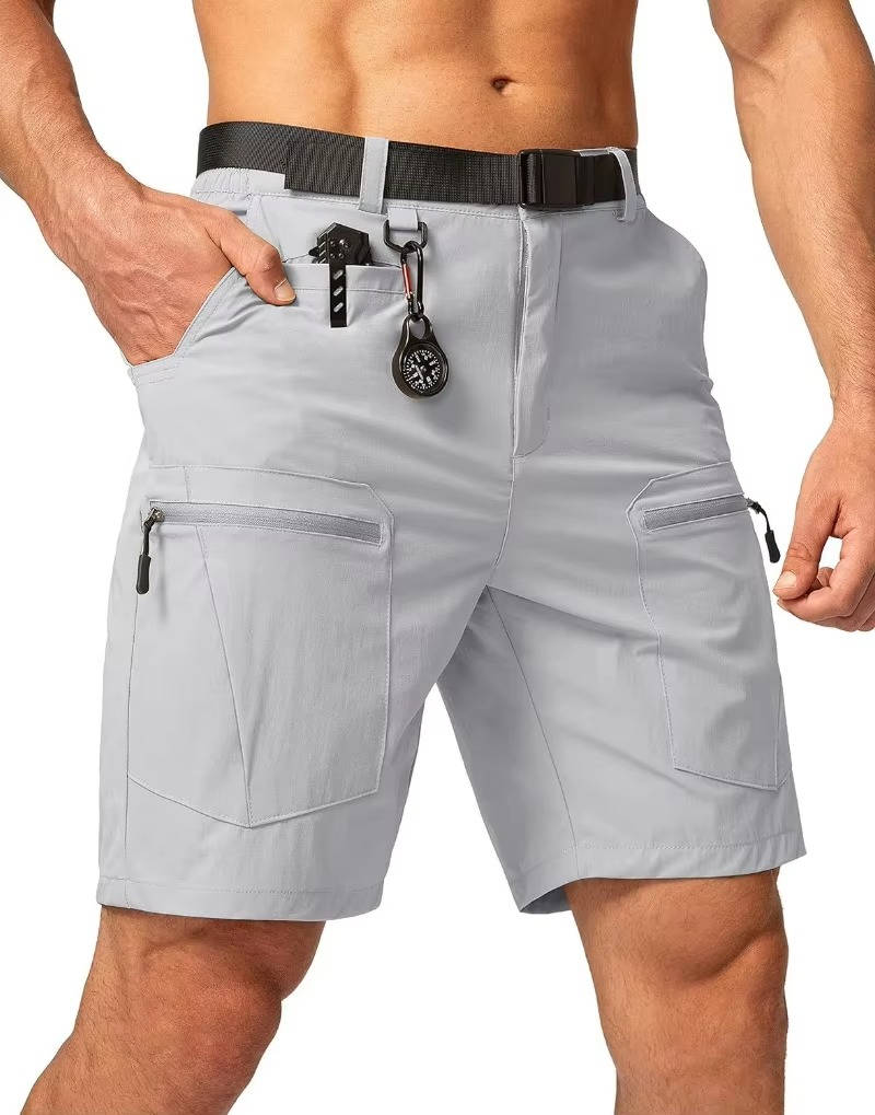 Fleur Cargo Hiking Short, Water Resistant, Quick Dry, Lightweight, Breathable, Tactical Short with Belt