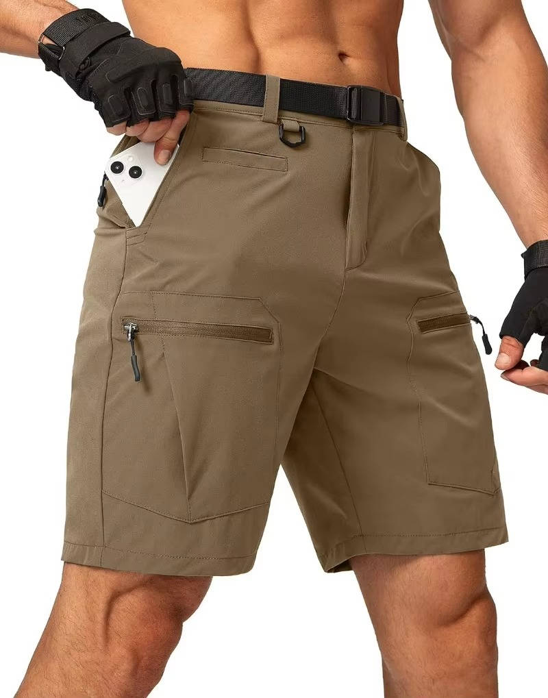 Fleur Cargo Hiking Short, Water Resistant, Quick Dry, Lightweight, Breathable, Tactical Short with Belt