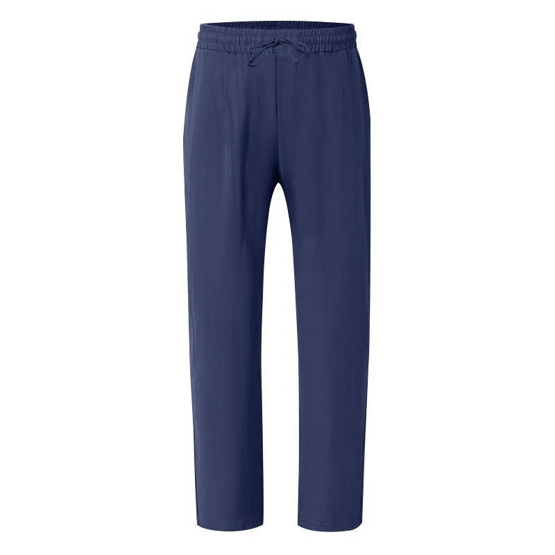 Ottoline Linen Casual Straight Leg Pants, Breathable, Comfortable, Perfect for Outdoor Travel and Daily Wear