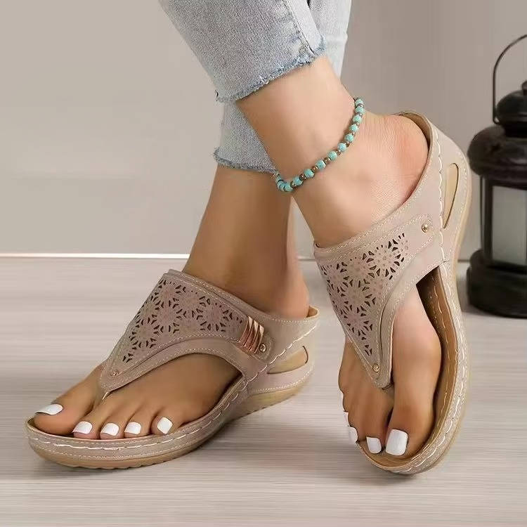 Nina Fasciitis Orthopedic Walking Sandals for Women with Arch Support and Adjustable Straps