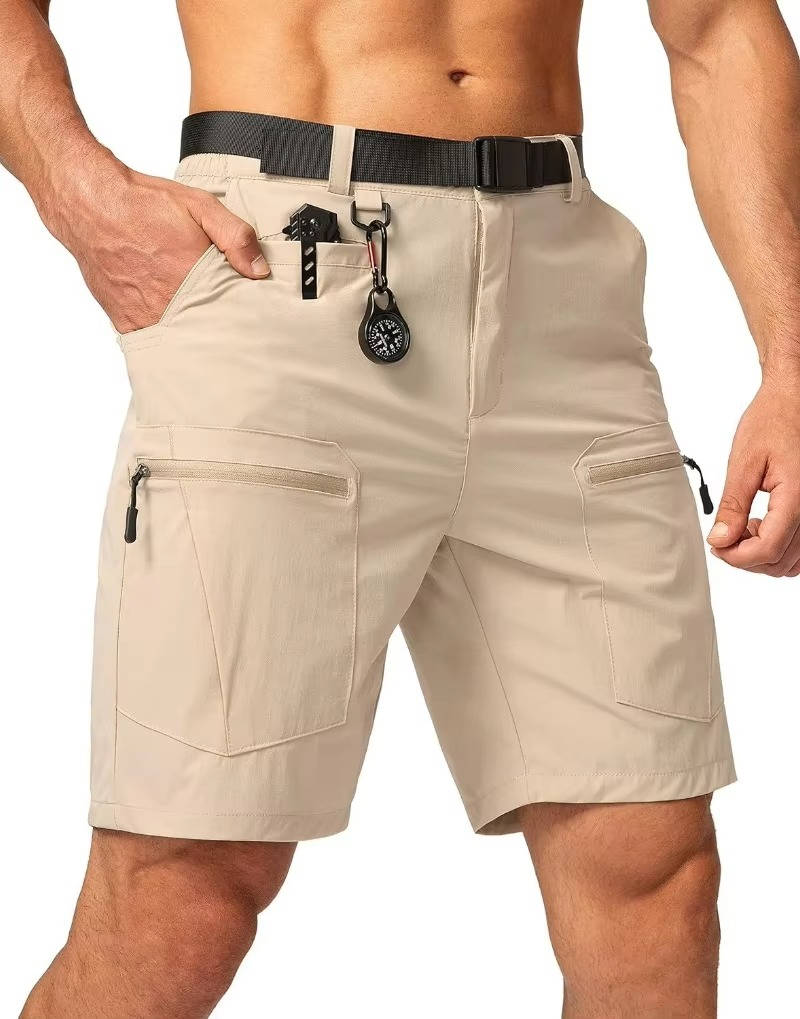 Fleur Cargo Hiking Short, Water Resistant, Quick Dry, Lightweight, Breathable, Tactical Short with Belt