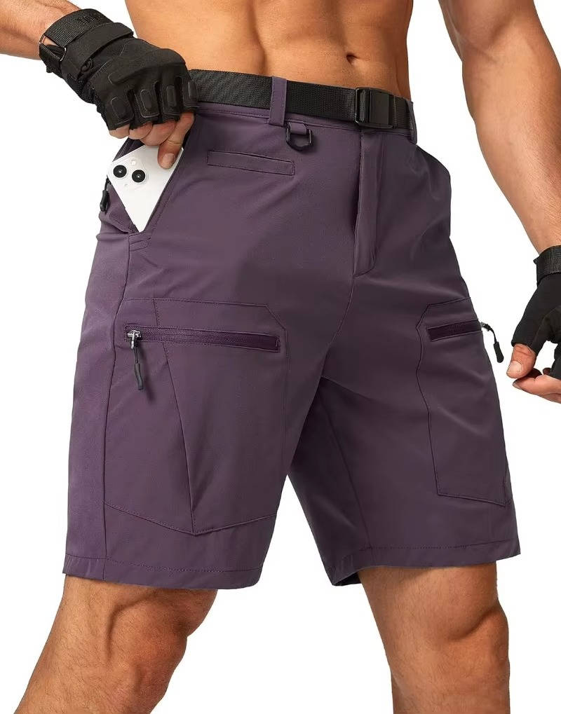Fleur Cargo Hiking Short, Water Resistant, Quick Dry, Lightweight, Breathable, Tactical Short with Belt