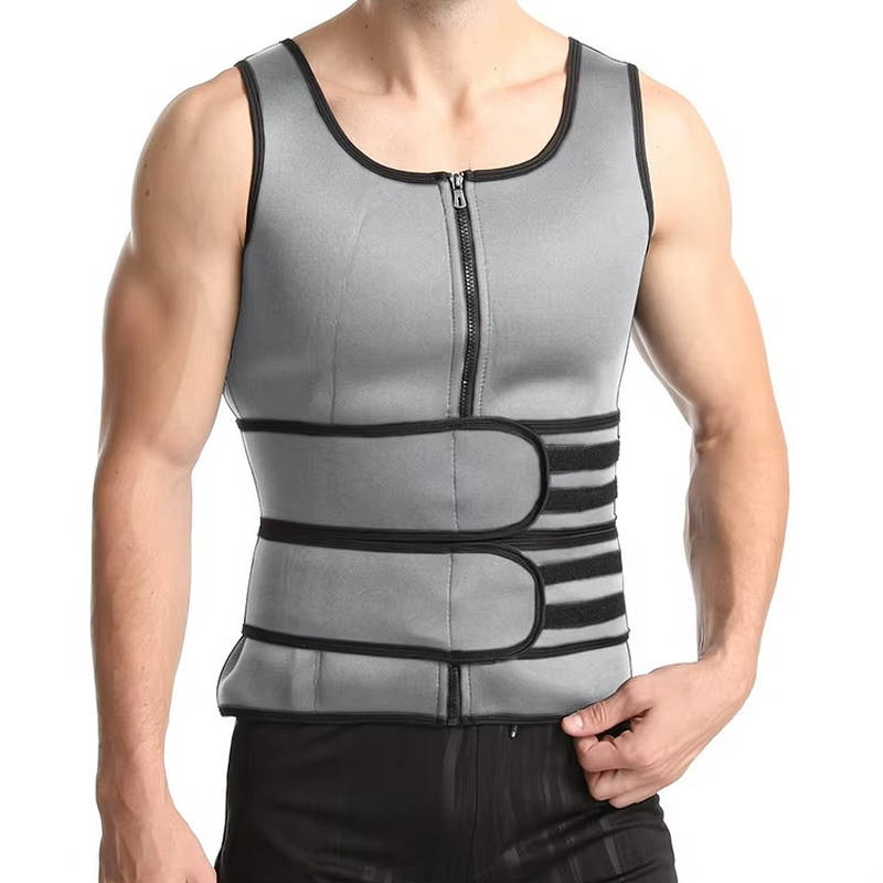 Orla Sauna Vest Waist Trainer Double Belt, Breathable Compression Tank Top for Sweat Workout Abdominal Body Shaping