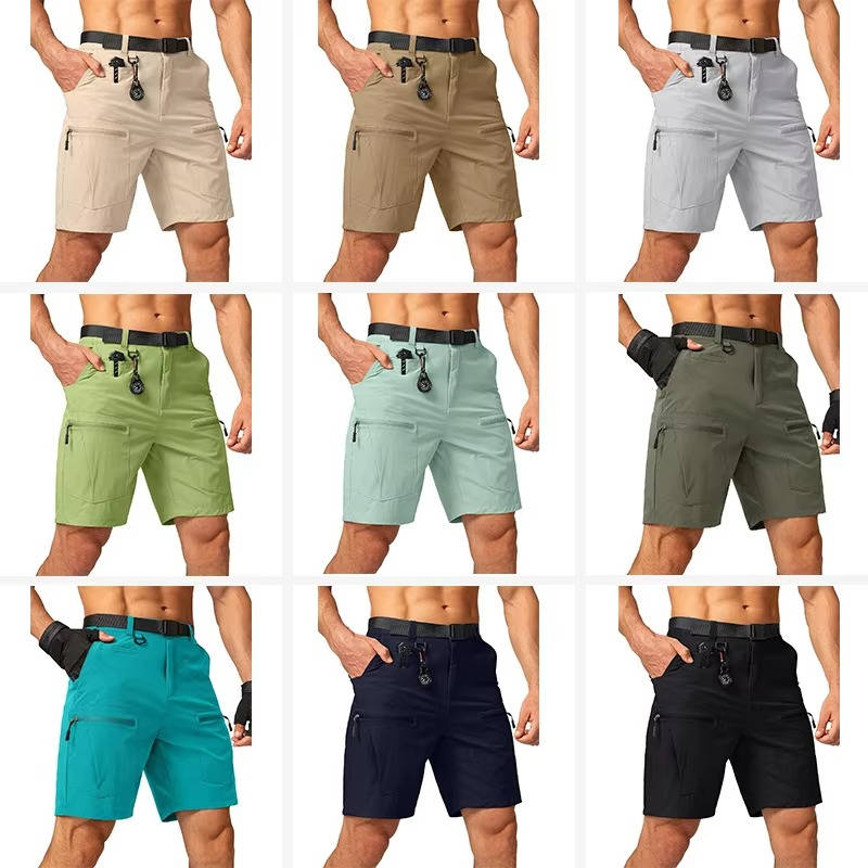 Fleur Cargo Hiking Short, Water Resistant, Quick Dry, Lightweight, Breathable, Tactical Short with Belt