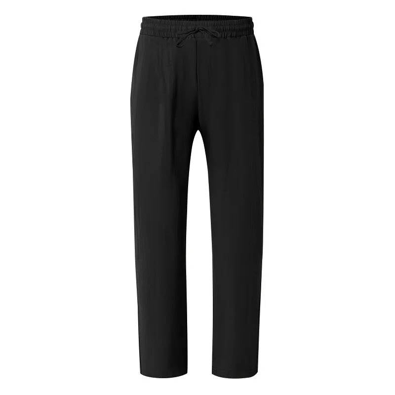 Ottoline Linen Casual Straight Leg Pants, Breathable, Comfortable, Perfect for Outdoor Travel and Daily Wear