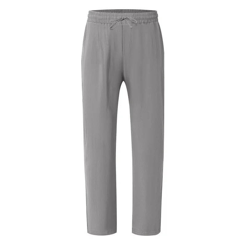 Ottoline Linen Casual Straight Leg Pants, Breathable, Comfortable, Perfect for Outdoor Travel and Daily Wear