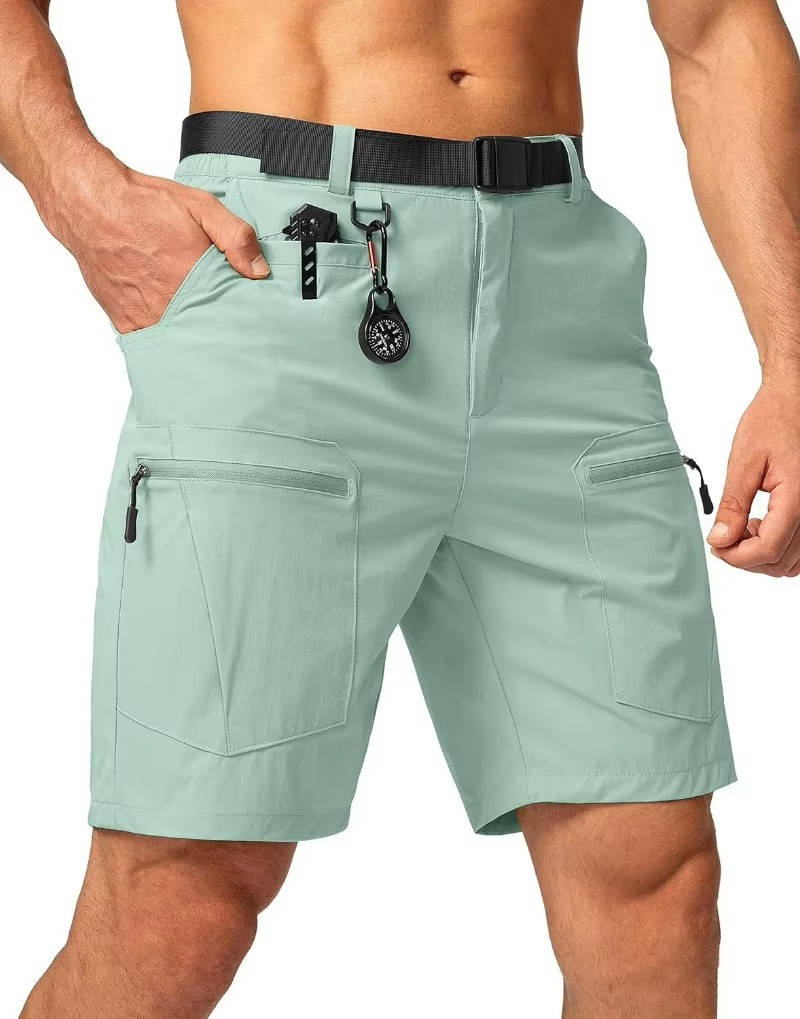Fleur Cargo Hiking Short, Water Resistant, Quick Dry, Lightweight, Breathable, Tactical Short with Belt