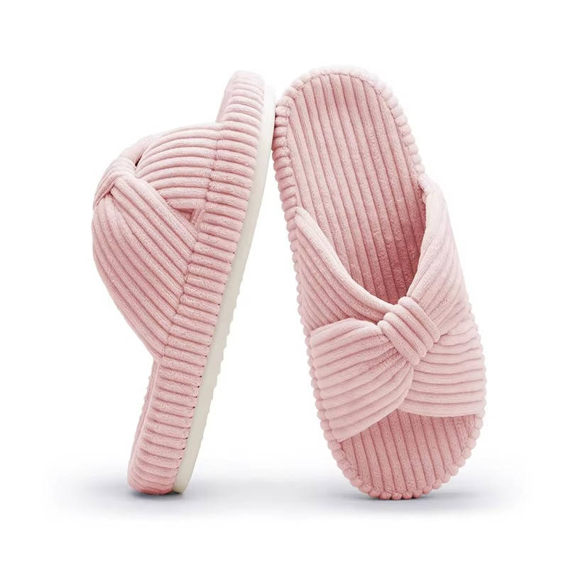 Nora Arch Support Slippers for Women for Plantar Fasciitis Relief, Ergonomic Cross Bow Bedroom slippers